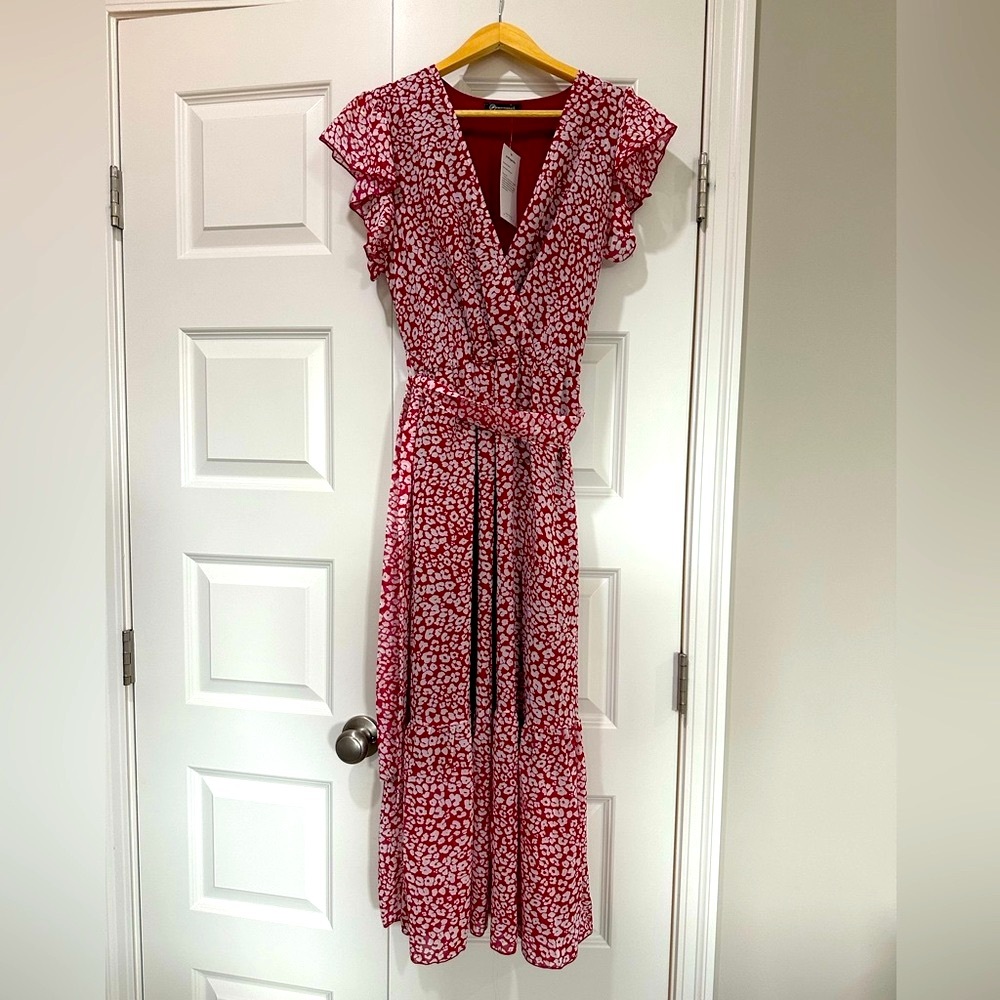 Women’s printed short sleeve summer dress